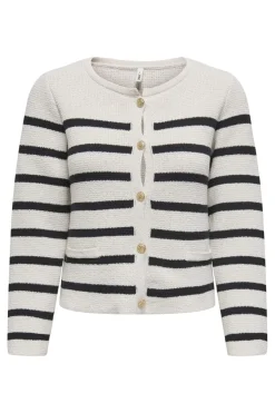 Only Onllaura Life Ls O-Neck Cardigan Cc Knt< Cardigans|Ammevenligt Tøj
