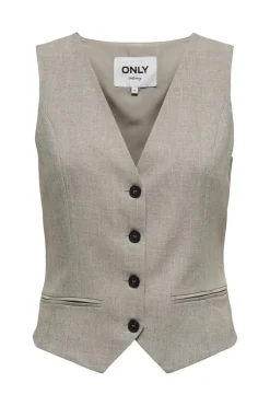 Only Onllinda S/L Mel Fit Waistcoat Tlr< Veste