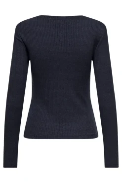 Only Onllinea L/S O-Neck Button Top Cc< T-Shirts & Toppe