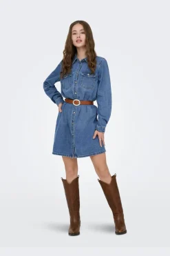 Only Onllisa L/S Dress Gua< Kjoler