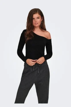 Only Onllive Love Life L/S Oneshoulder Topjrs< Bluser & Skjorter