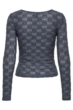 Onllola L/S O-Neck Lace Top*Only Clearance