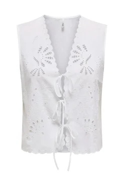 Only Onllou Life Emb S/L Tie Vest< Veste