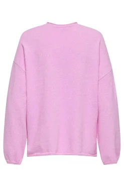 Only Onlloyal Amalio Ls O-Neck Knt< Strik|Bluser & Skjorter
