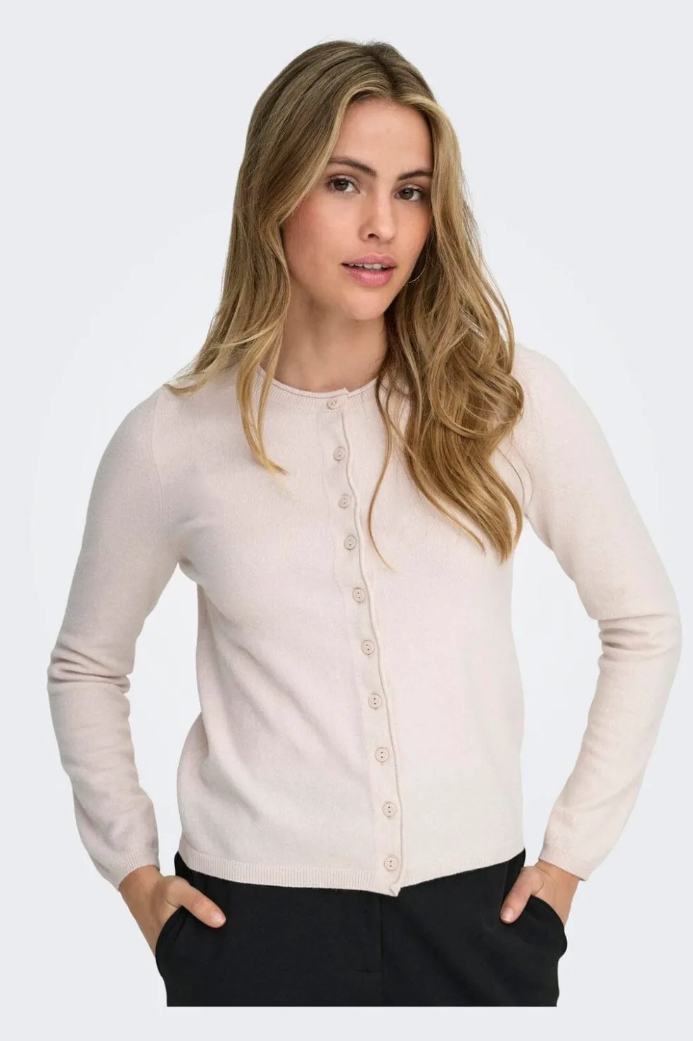 Onlloyal Ls O-Neck Button Cardi Knt*Only Discount