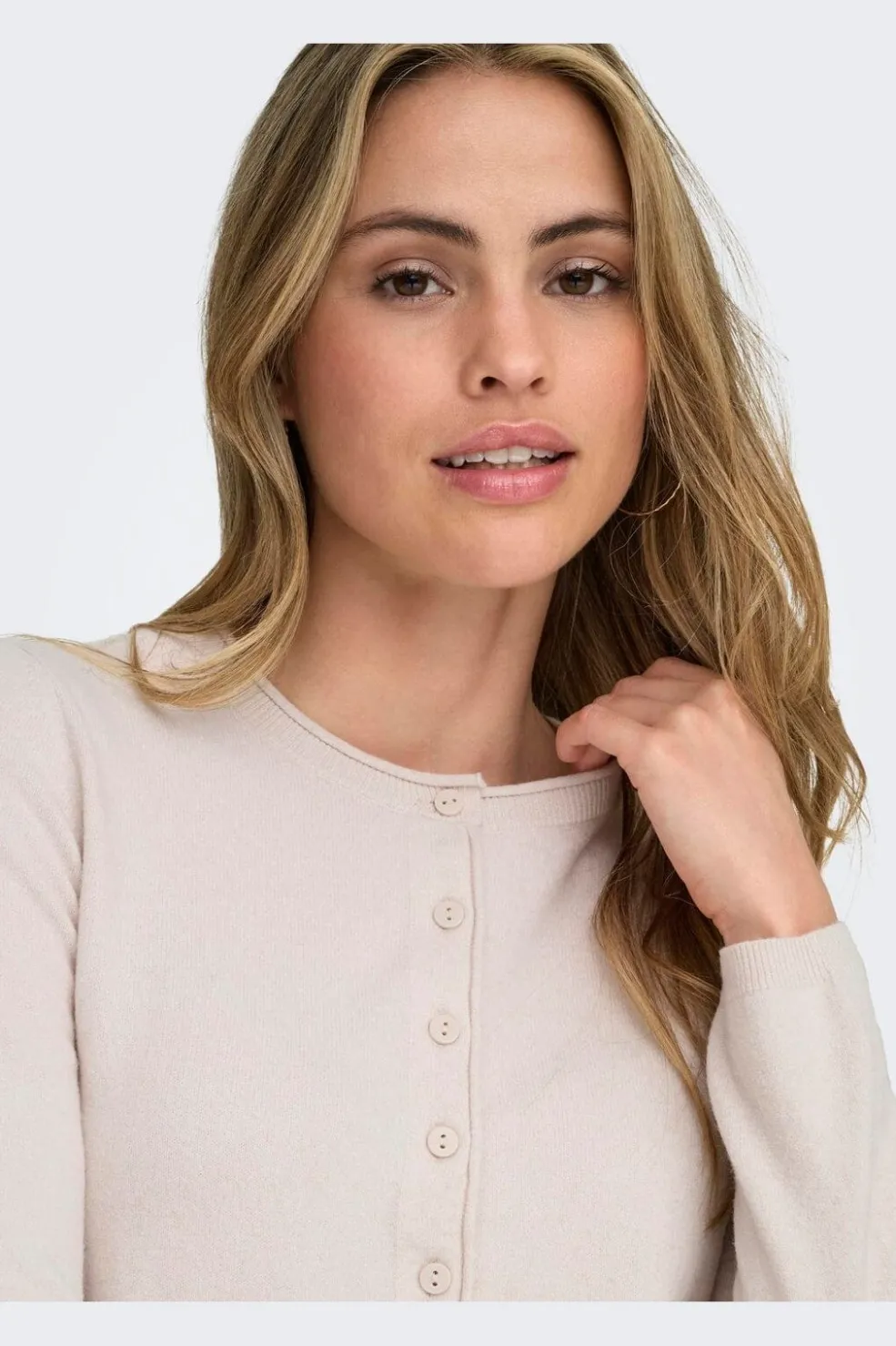 Onlloyal Ls O-Neck Button Cardi Knt*Only Discount