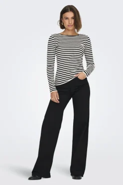 Only Onlmadison Blush Wide Soo796< Bukser, Jeans & Leggings