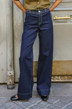 Only Onlmadison Wide Buckle Db Gua< Bukser, Jeans & Leggings