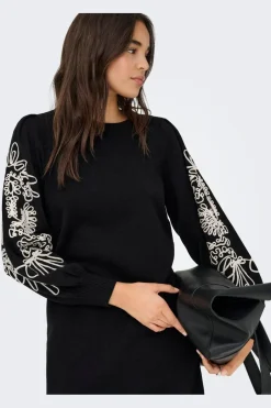 Only Onlmagnolia Ls Detail Dress Knt< Kjoler