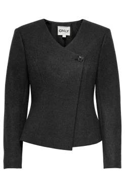 Only Onlmaika L/S Asym Fit Jacket Ox< Sæt 🛍️|Overtøj & Jakker