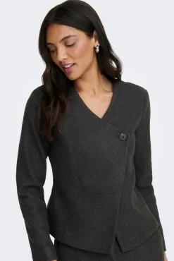 Only Onlmaika L/S Asym Fit Jacket Ox< Sæt 🛍️|Overtøj & Jakker