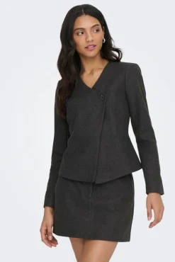 Only Onlmaika L/S Asym Fit Jacket Ox< Sæt 🛍️|Overtøj & Jakker