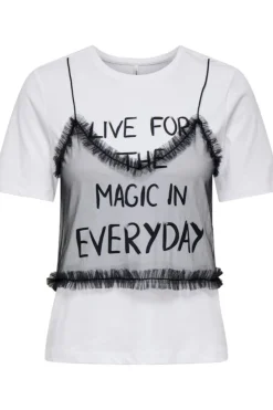Only Onlmalija Life S/S O-Neck Top Box< T-Shirts & Toppe