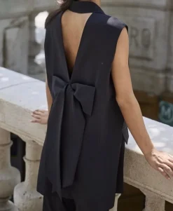 Only Onlmalika S/L Bow Blazer Dress Tlr 15340119< Kjoler