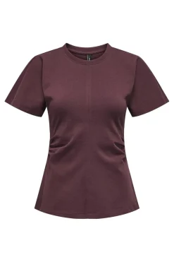 Only Onlmarie Life S/S Ruching Top< T-Shirts & Toppe