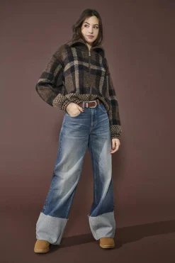 Onlmaroon Ls Zip Collar Cardigan Knt*Only Best