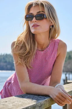 Only Onlmaye Sl Check Top< Sæt 🛍️|T-Shirts & Toppe