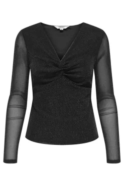 Onlmella L/S Knot Glit Top*Only New