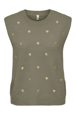 Onlmelody Sl Embroidery O-Neck Knt*Only