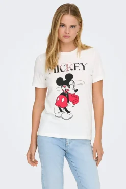 Only Onlmickey Reg S/S Valentine Lux< T-Shirts & Toppe