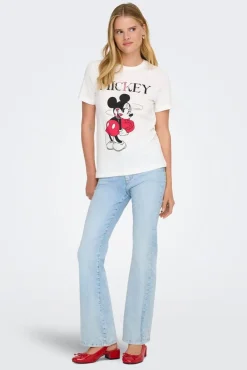 Only Onlmickey Reg S/S Valentine Lux< T-Shirts & Toppe