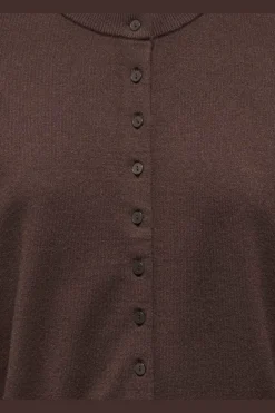 Onlmio Ls O-Neck Button Cardiga Knt*Only Best