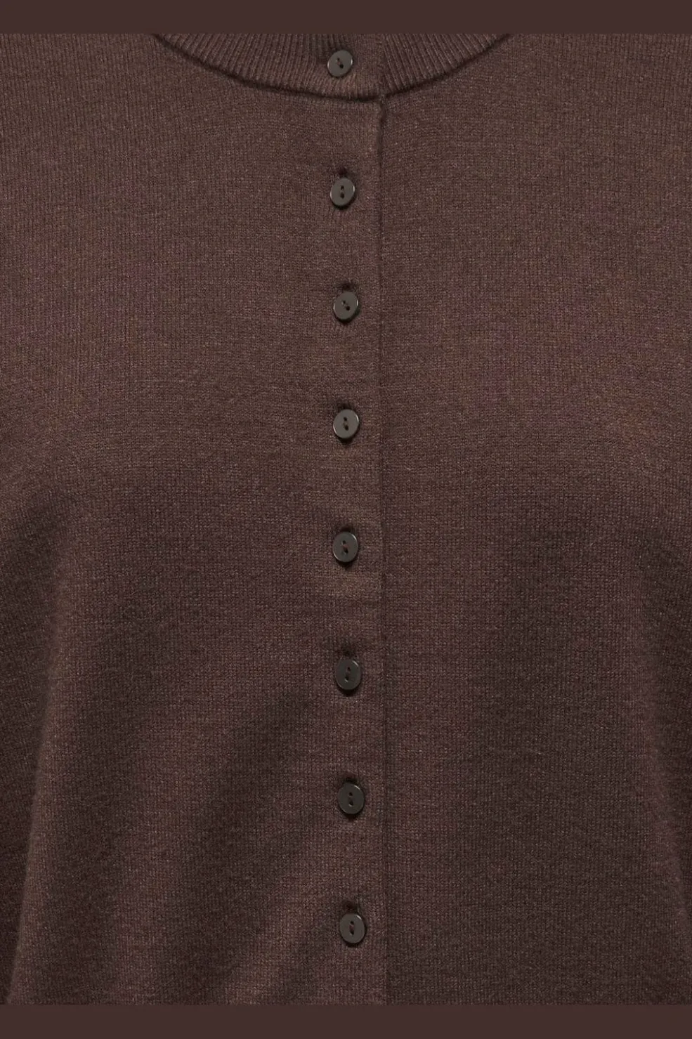 Onlmio Ls O-Neck Button Cardiga Knt*Only Best