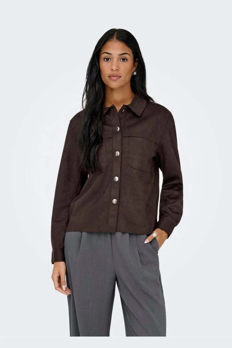 Onlmira L/S Faux Suede Shirt*Only Online