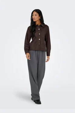 Onlmira L/S Faux Suede Shirt*Only Online