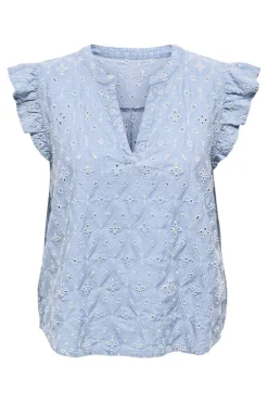 Onlmischa Ss Emb Shirt*Only Sale