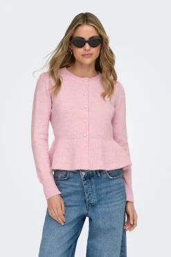Only Onlmonique Life Ls Peplum Cardi Knt< Cardigans|Ammevenligt Tøj