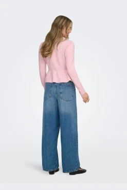 Only Onlmonique Life Ls Peplum Cardi Knt< Cardigans|Ammevenligt Tøj