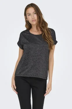 Onlmoster Glitter S/S Top*Only Outlet