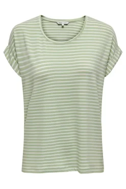 Only Onlmoster Stripe S/S O-Neck Top< T-Shirts & Toppe