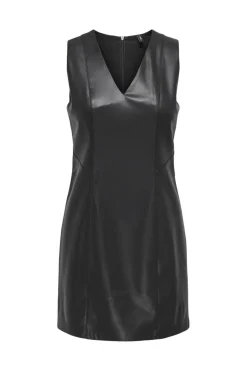Only Onlnelly Faux Leather Dress< Kjoler