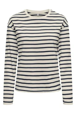 Only Onlnew Soph Life L/S O-Neck Top Box< Bluser & Skjorter