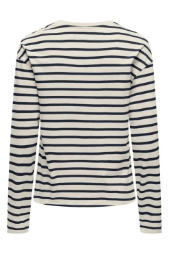 Only Onlnew Soph Life L/S O-Neck Top Box< Bluser & Skjorter