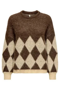 Only Onlnoeme Life Ls Jq O-Neck Nca Knt< Strik|Bluser & Skjorter