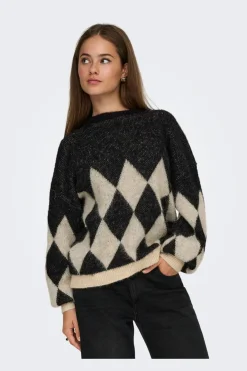 Onlnoeme Life Ls Jq O-Neck Nca Knt*Only New