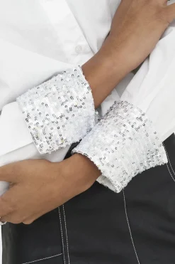 Only Onlpanama Ls Sequines Mix Shirt< Bluser & Skjorter|Ammevenligt Tøj