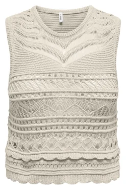 Onlpaula Sl O-Neck Top Knt*Only Discount