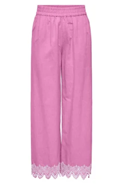 Onlpaula Tulum Emb Pull-Up Pant*Only Best