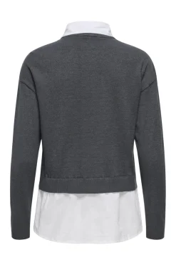 Only Onlpayson Ls Mix Pullover Knt< Strik|Bluser & Skjorter
