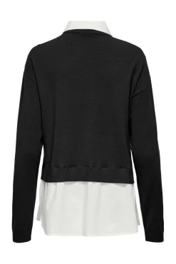 Onlpayson Ls Mix Pullover Knt*Only