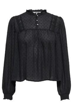 Only Onlpelia Life Ls Dobby Top< T-Shirts & Toppe