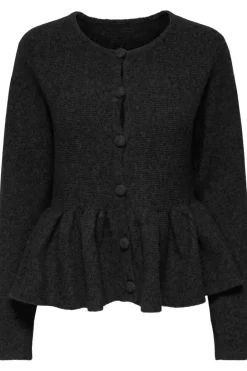 Only Onlpiruet Ls Peplum Cardigan Knt< Cardigans|Ammevenligt Tøj