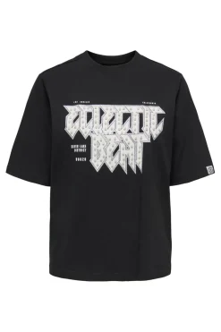 Only Onlpuri Life S/S Top Box Pri< T-Shirts & Toppe