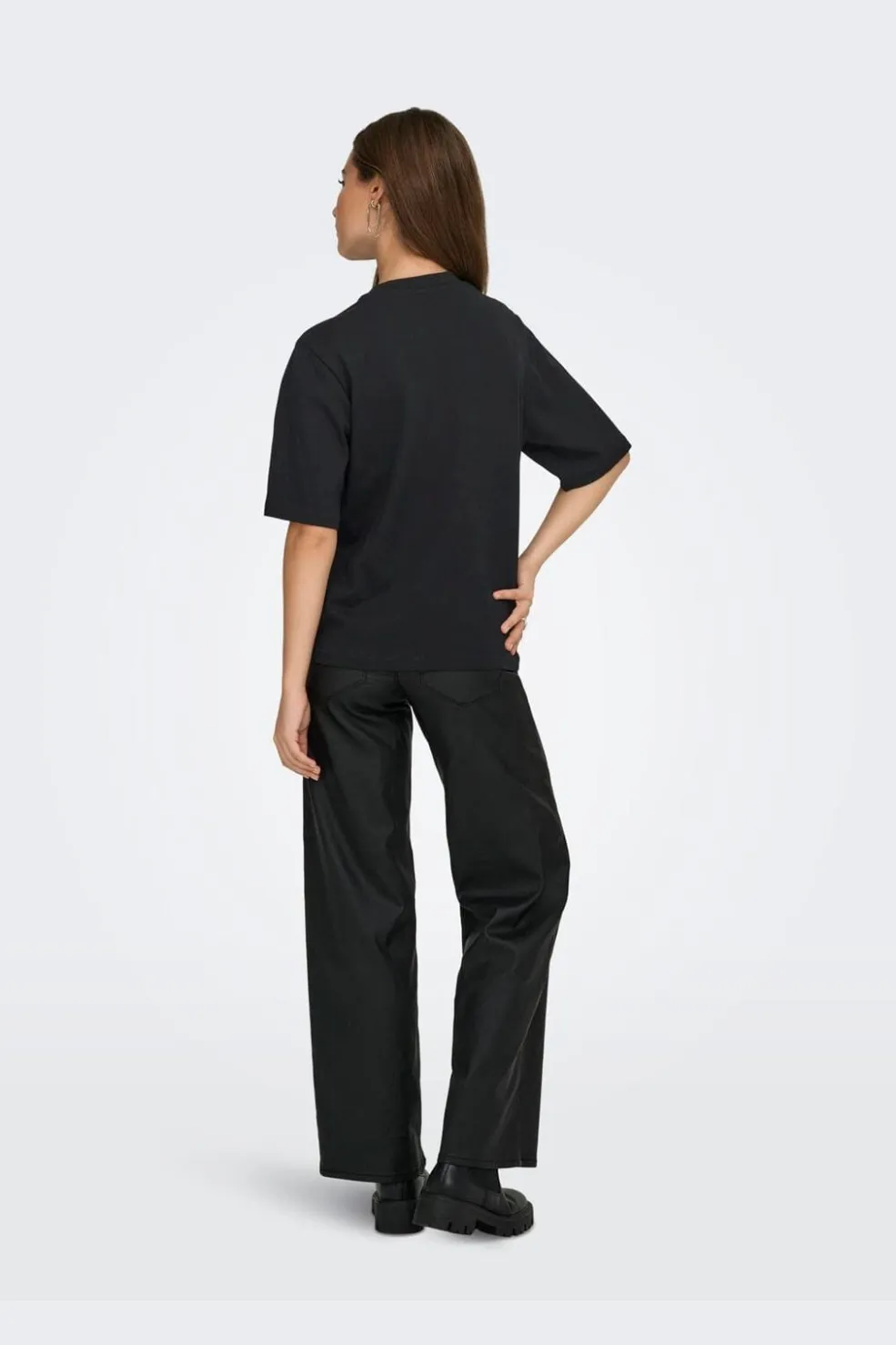 Only Onlpuri Life S/S Top Box Pri< T-Shirts & Toppe