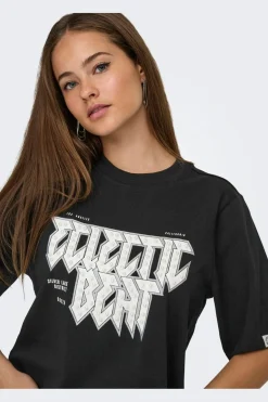 Only Onlpuri Life S/S Top Box Pri< T-Shirts & Toppe