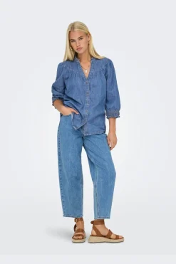 Only Onlraya 3/4 Shirt Akm< Bluser & Skjorter